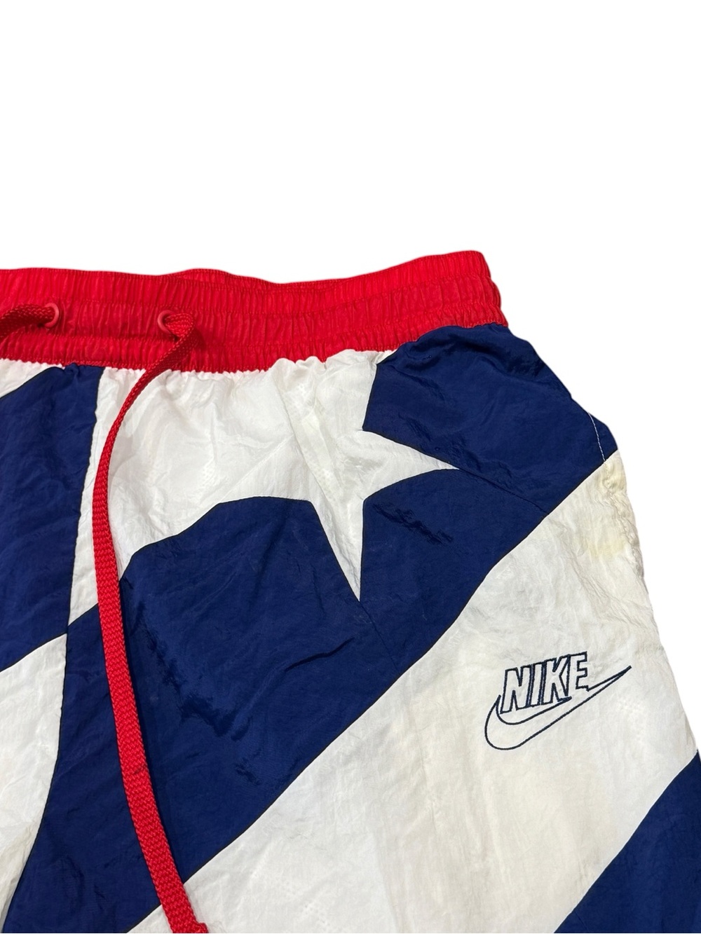 Nike Dri-Fit Throwback Basketball Athletic Shorts American Flag Sz L - Picture 3 of 4